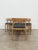 Set of 6 mid century style dining chairs in beech wood. Model "Smart SI0611" by Andreu World of Spain. Maker's label on...