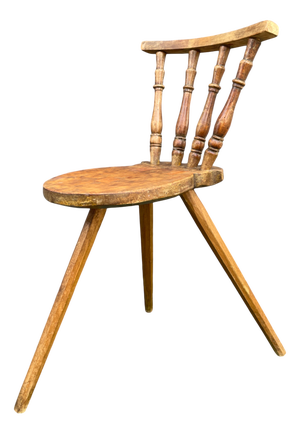 Alpine Chair in Linden Wood, 1890s