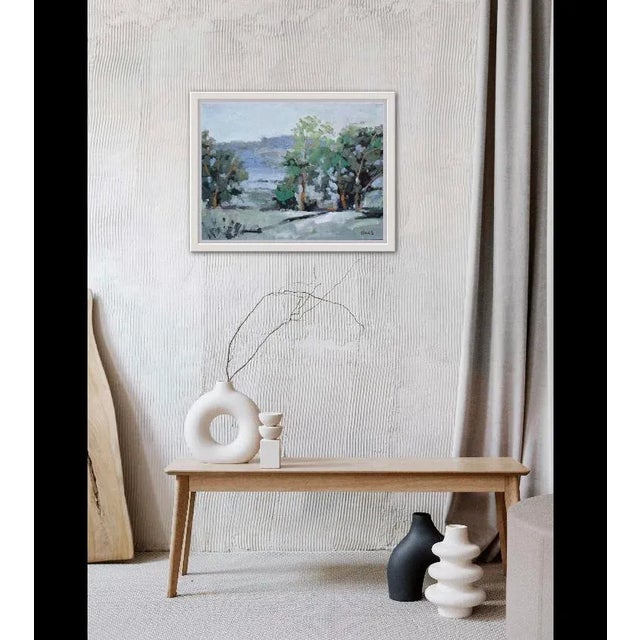 Modern Contemporary Impressionist Landscape Oil Painting For Sale - Image 11 of 12