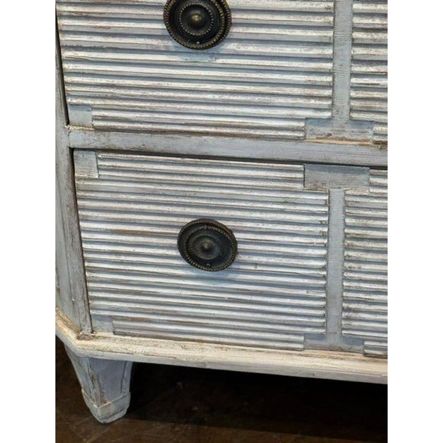 Vintage Swedish Gustavian Painted Chests For Sale - Image 4 of 10