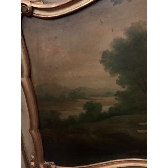 Louis XV Style Mirror in Patinated and Gilded Wood For Sale - Image 3 of 10