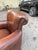 This is a lovely pair of English leather club chairs. With rounded backs and rolled arms, these chairs offer exceptional...
