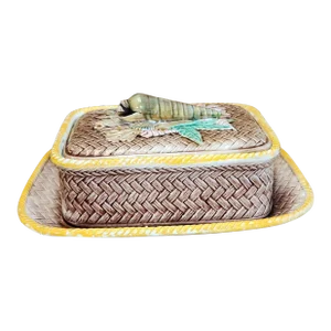 Wedgwood Majolica Sardine Dish - Circa 1878