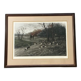 Antique Heywood Hardy (1843-1933) "Breaking Cover" Photogravure For Sale