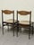 Italian Wooden and Fabric Chairs, 1960s, Set of 6 For Sale - Image 11 of 16