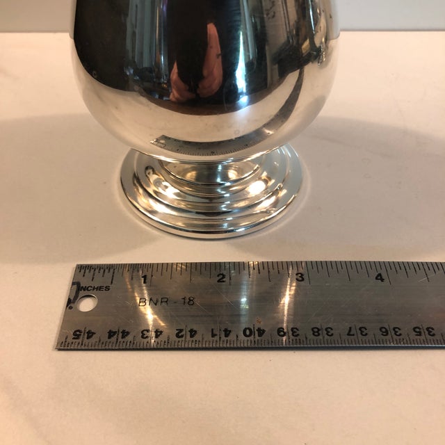 Silver 1940s Wm Rogers Silverplate Brandy Snifters - A Pair For Sale - Image 8 of 9