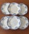 Blue Vintage Pantin Pattern Dinner Plates from Moulin Des Loups & Hamage, 1950s, Set of 6 For Sale - Image 8 of 8