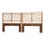 1970s Vintage McGuire King/2 Twin Rattan Headboards For Sale