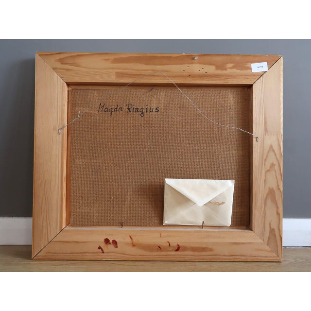 Mid-Century Modern 'The Figs' Vintage Swedish Still Life Oil Painting, Framed For Sale - Image 10 of 10