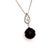 Traditional Carved Tahitian Pearl Necklace 18k White Gold 0.03 TCW Certified For Sale - Image 3 of 8