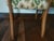 Wood Set of 2 Pair 70s Green Orange Floral Living Room Arm Chairs Accent Wood Upholstered For Sale - Image 7 of 9