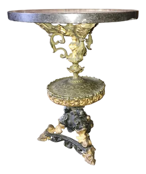 Antique Elegant Rococo Style Cake Stand