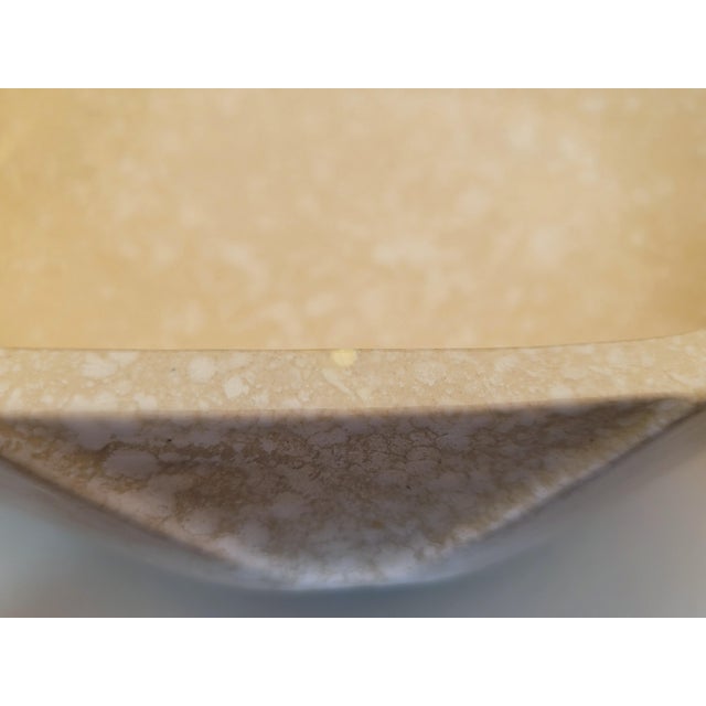 Off-white Mid Century Ikebana Footed Vase For Sale - Image 8 of 11