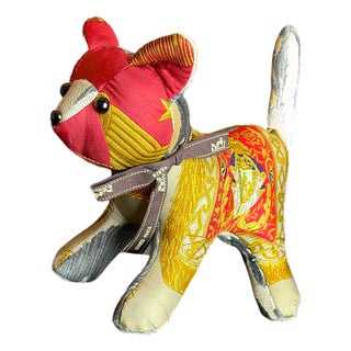 Hermes Poste Et Cavalerie Vintage Silk Scarf Charming Kitten For Sale