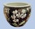 Black Vintage Chinese Porcelain Black Koi Fish Planter Bowl For Sale - Image 8 of 10