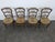 Louis XV Style Straw-Seated Chairs, Set of 4 For Sale - Image 3 of 9