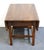 American Ethan Allen Country Craftsman Solid Pine Early American Shaker Style 37" Drop Leaf Accent End Table 19-8304 - 219 Medium Brown Finish For Sale - Image 3 of 17