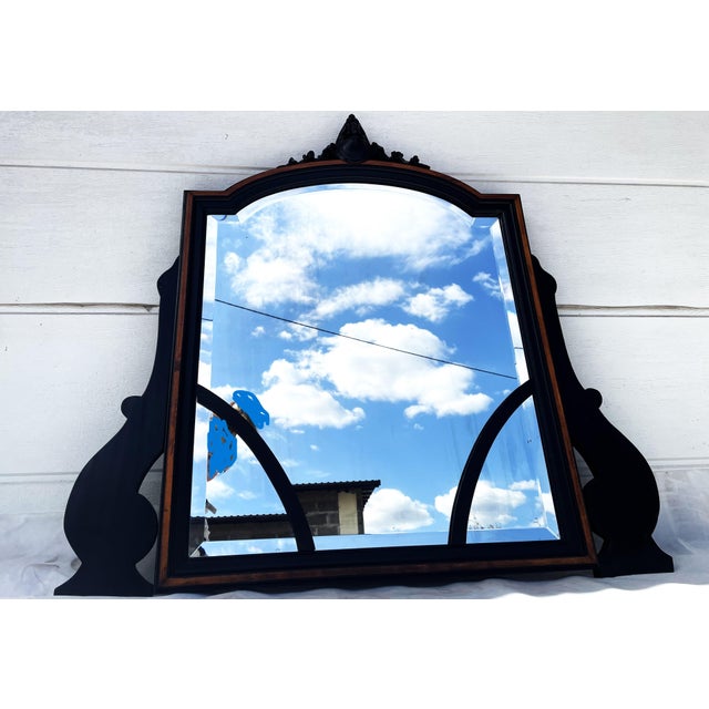 Early 20th Century Gothic Revival Monumental Mirror in Wood, 1890s For Sale - Image 14 of 18