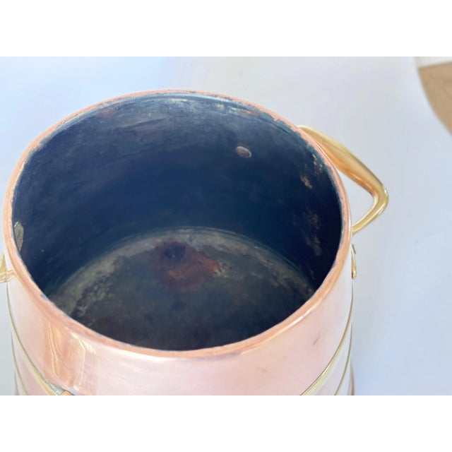 Metal Large Vintage Champagne Bucket For Sale - Image 7 of 10