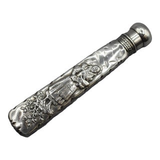 Circa 1880-1890 American Gorham Fountainebleau Sterling Silver Perfume Bottle For Sale