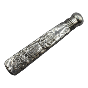 Circa 1880-1890 American Gorham Fountainebleau Sterling Silver Perfume Bottle