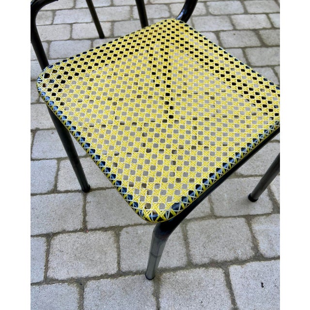 Black Mid-Century Modern French Chairs by Art-Prog, 1950s, Set of 2 For Sale - Image 8 of 9