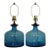 Mid 20th Century Blenko Style Table Lamps - a Pair For Sale