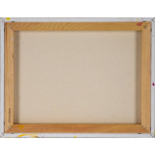 Textile Star Formation - Abstract Expressionist Composition in Acrylic on Canvas by Charles David Francis For Sale - Image 7 of 7