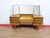 Mid Century Modern Vintage Teak British Vanity Dresser Desk For Sale - Image 11 of 15