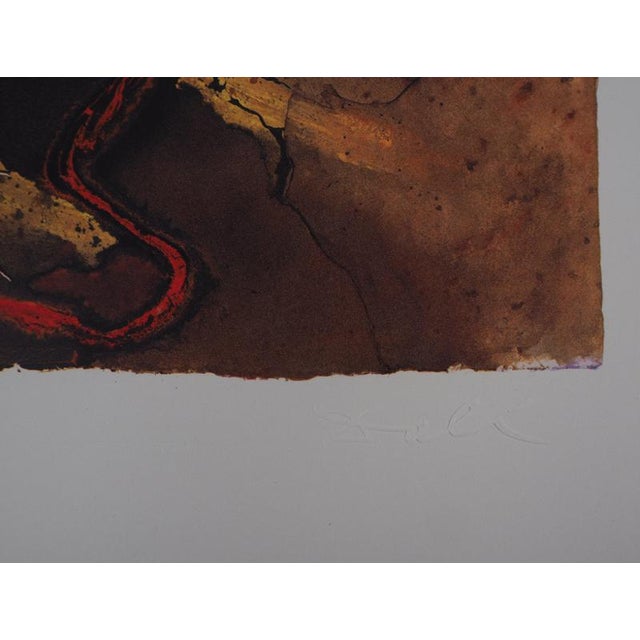 Salvador dali (1904-1989) auvergne, 1969 original lithograph and heliogravure (matthieu and draeger workshops) signature...