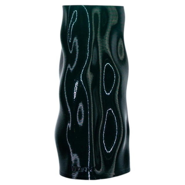 Tall Forest Green Magma Vase by Mana For Sale - Image 9 of 9