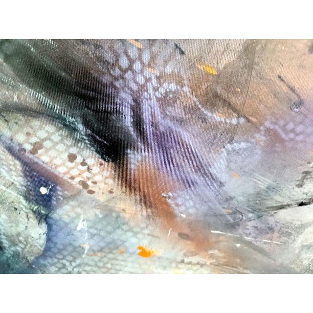 Ovidiu Kloska, the Memory of a Star Before It Was Born, Large Scale Mixed on Canvas For Sale - Image 9 of 13