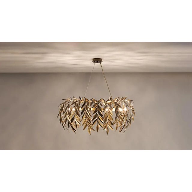 Nickel Azores Chandelier by InsidherLand For Sale - Image 4 of 5
