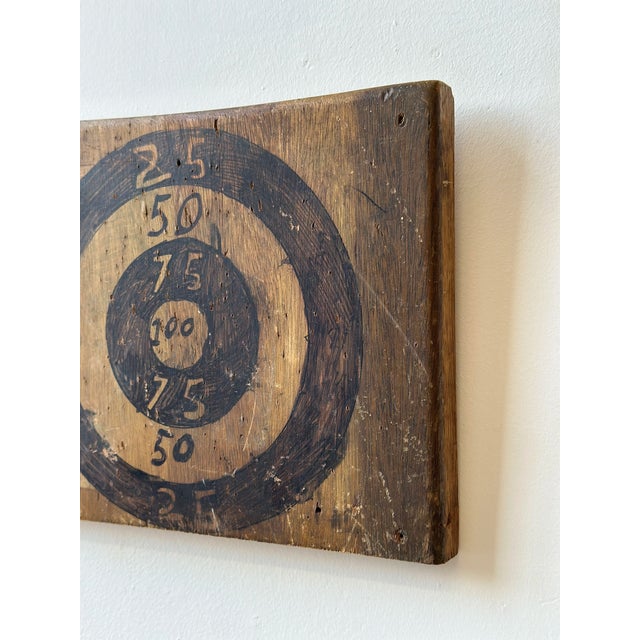 Brown Vintage Make-Do Bullseye Target, Circa 1970s For Sale - Image 8 of 8