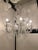 Modern Transparent Murano Style Glass Chandelier For Sale - Image 3 of 12
