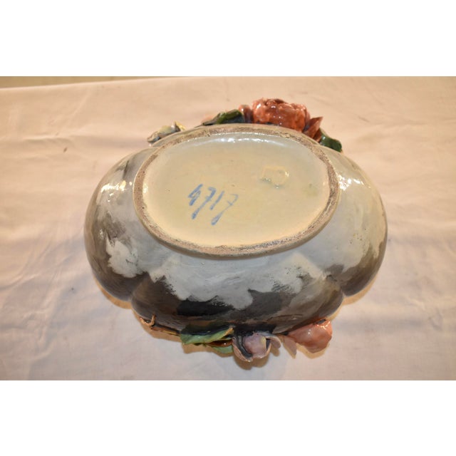 19th Century French Majolica Jardiniere For Sale - Image 11 of 13
