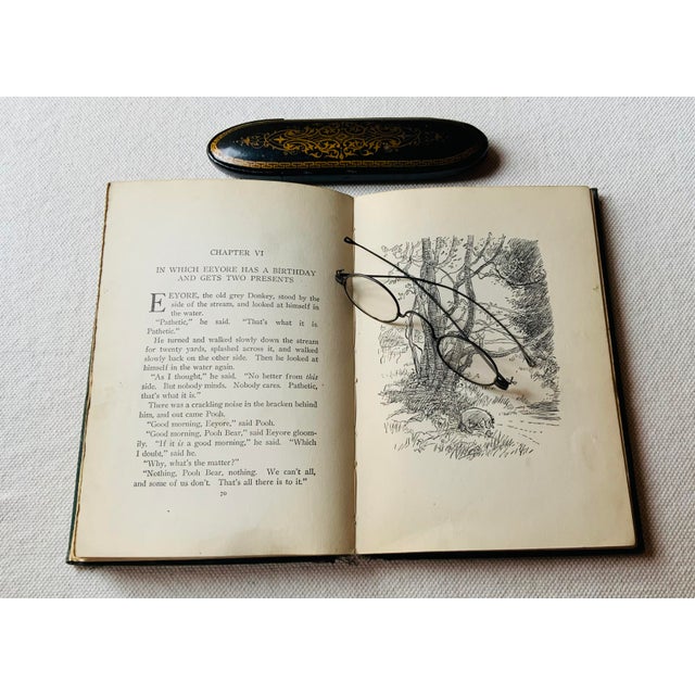 Antique Winnie-the-Pooh a.a. Milne, e.p. Dutton, 88th Edition 1933, Original Green Cloth, Ernest H. Shepard Illustrations, Nantucket Estate For Sale - Image 9 of 18