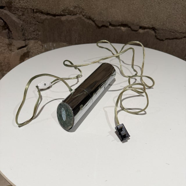 Space Age Chrome Table Lamp Paul Mayen Marina Malabotti Era For Sale - Image 9 of 9