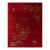 1920s Ruby Red Floral Antique Chinese Art Deco Carpet 9' X 12 Knotted Wool Rug For Sale