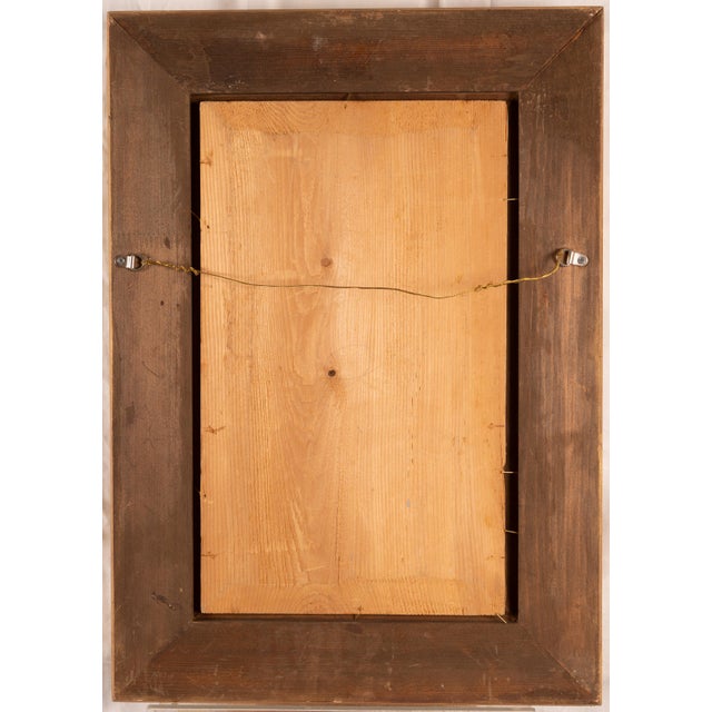 Oscar Ricciardi, Animated Piazza Scene, Oil on Panel For Sale - Image 12 of 16