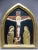Antique Enamelled Religious Print on Copper Depicting Crucifixion For Sale - Image 9 of 9