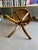 Vintage CCFM Bentwood Martini Table Mid Century Modern Cane Rattan Side Stand Thonet Style For Sale - Image 12 of 14