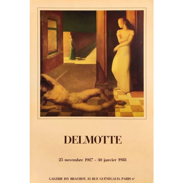 Marcel DELMOTTE ISY BRACHOT Gallery 1988 poster on coated paper unsigned and not numbered 31.5 x 21.7 in published by :...