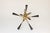 Metal Modernist Sputnik Chandelier in the style of Stilnovo, 1950s For Sale - Image 7 of 11