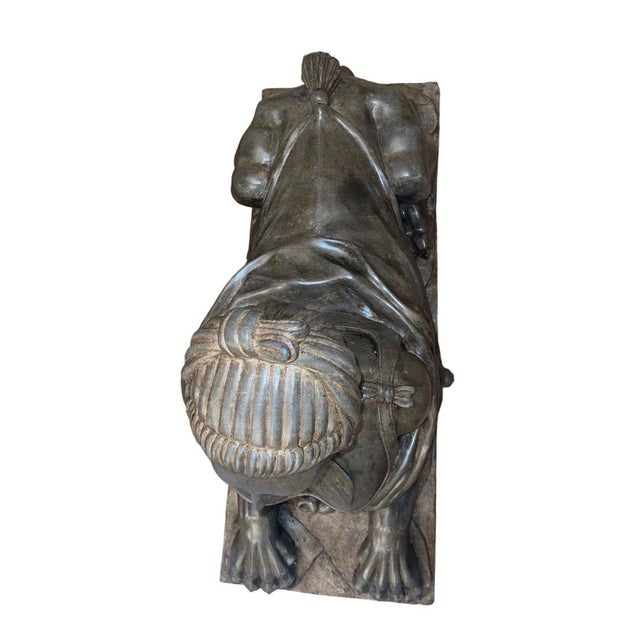 Late 19th Century Pair French Stone Sphinx Figures of Madame De Pompadour For Sale - Image 14 of 14