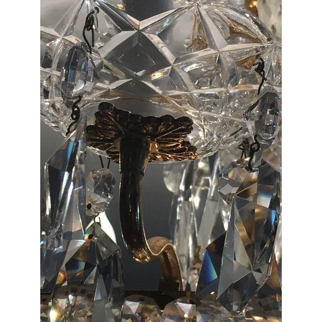 Late 20th Century Neoclassical Style Possible Swarovski Twelve-Light Tiered Chandelier For Sale - Image 5 of 10