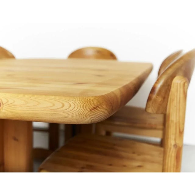 Dining Room Table and Chairs by Rainer Daumiller for Hirtshals Savverk, 1970s, Set of 9 For Sale - Image 11 of 18