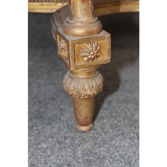 Pair of Fine Quality Marble Top Giltwood Louis XVI Console Tables Circa 1870 For Sale - Image 16 of 17