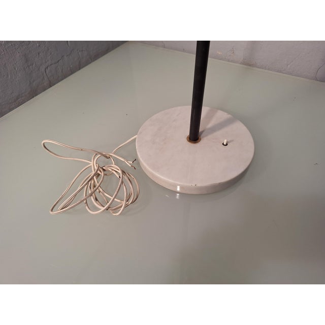 Black Floor Lamp in Brass & Glass from Stilux Milano, 1960s For Sale - Image 8 of 10