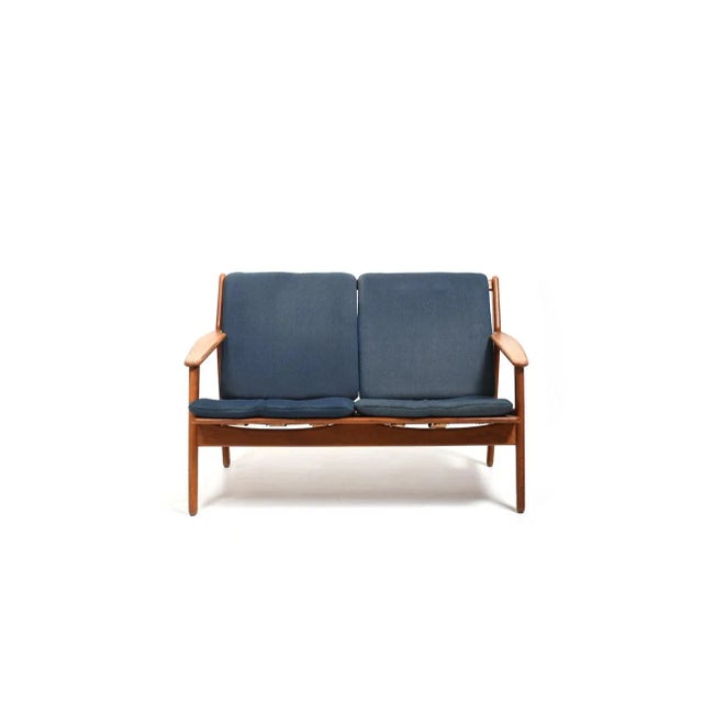 1960s Danish Model J56 Sofa by Poul M. Volther for FDB Furniture For Sale - Image 5 of 12